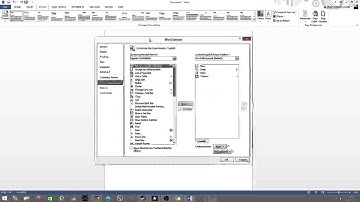 Quick access toolbar in Microsoft Word 2013