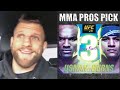 MMA Pros Pick - Kamaru Usman vs. Gilbert Burns - Part 1