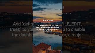 Harden WordPress in 1 Line | 2026-01-16 | #Shorts #systemadmintips #webdevelopmenttips #TechTips