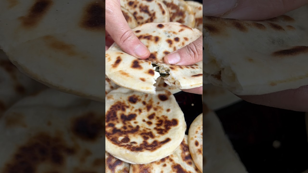 🥬 Mini Ispanaklı Gözleme (Tek Tek Açmadan) #mutfakişlerimüdürü #tarif