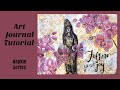 Mixed Media Art Journal Tutorial- NAPKIN JOURNAL