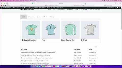 Connecting the WP Menu items with the nested tabs element