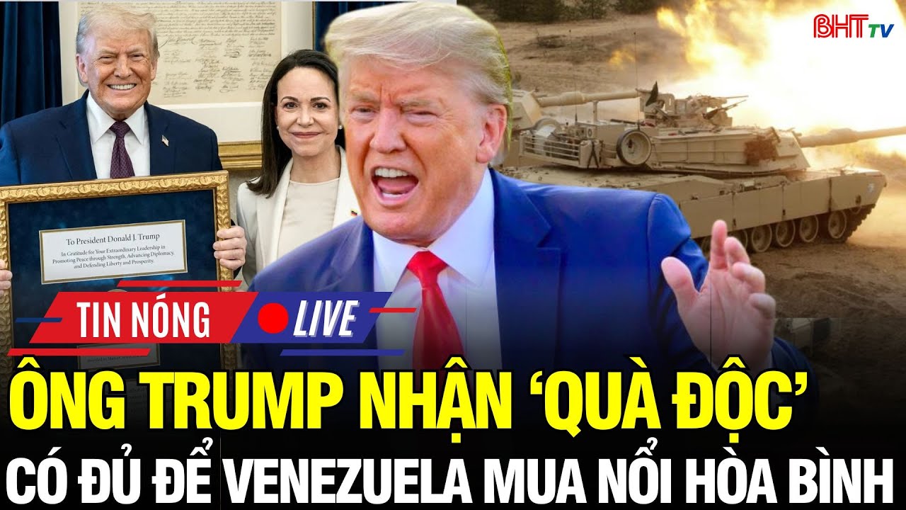 🔴NÓNG:Tổng thống D. Trump nhận "quà độc" từ Venezuela & Siêu tăng Mỹ lộ diện!
