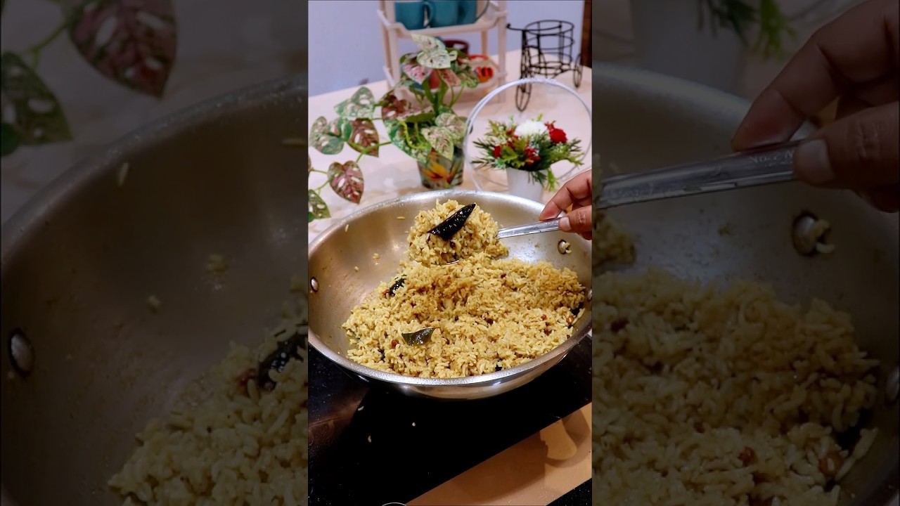 Lunch Box-க்கு டக்குனு புளி சாதம் நான் இப்படிதான் செய்வேன் | Puli Sadam #shorts