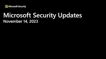 Security Update Release Summary November 2023
