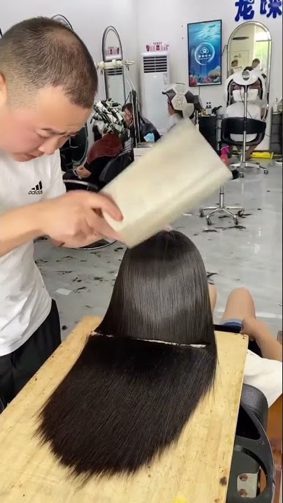 Potong rambut pakai Gunting β pakai pisau β#short #viral