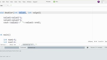 Reference Parameters in C++ Functions