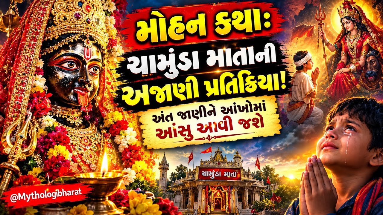 🚩 🚩મોહન કથા: ચામુંડા માતાની અજાણી પ્રતિક્રિયા! અંત જાણીને આં