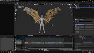 Angel wings rig blender