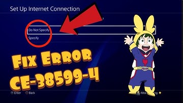 How To Fix PS4 Error CE-38599-4 (Fast Method!)