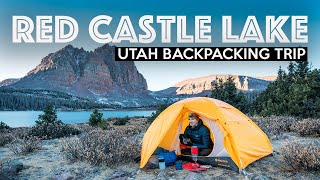 RED CASTLE LAKE TRAIL | Hiking 23 Miles Solo in Utah