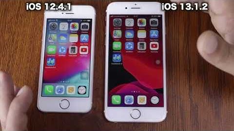 iOS 12.4.1with iPhone SE vs iOS 13.1.2 with iPhone 6s Speed test | iSuperTech