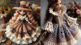 Great Ideas For Crocheting Dolls Clothe // ( Sharing Ideas) #Crocheting #Crocheting