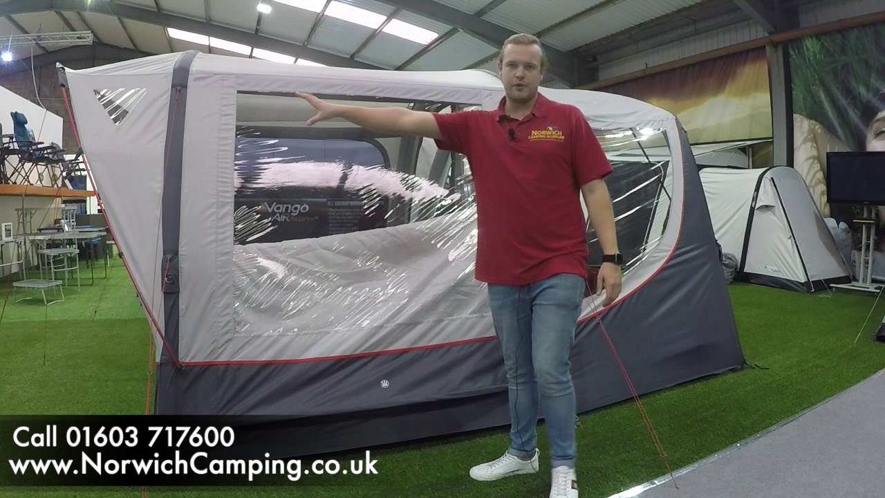Vango Magra VW Airbeam Driveaway Awning 2020 Review - YouTube