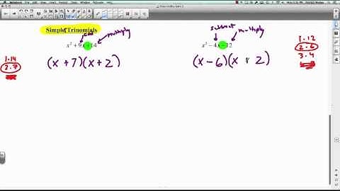 PreCalc 11: 4.1 & 4.2 Factoring