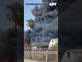 Dense Smoke Engulfs South Gate, California After Industrial Area Fire | APT