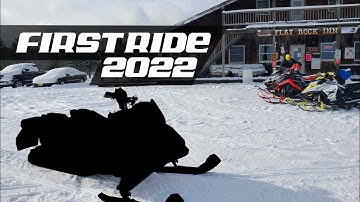 Snowmobile Season Begins | First ride 2022