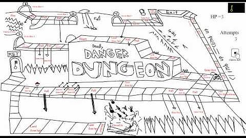 Deadly Danger Dungeon (Flash) with commentary