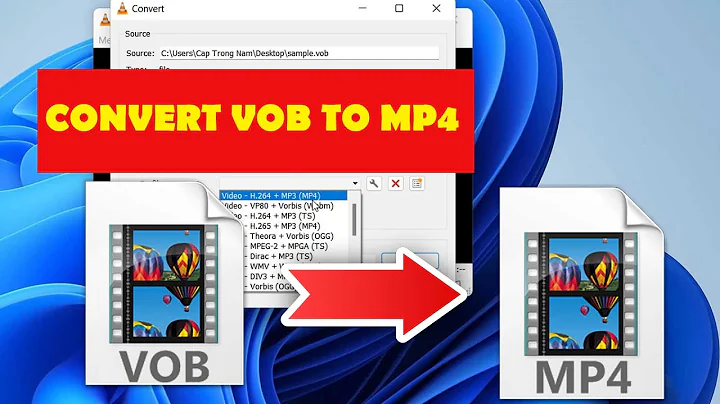 How To Convert A VOB File To MP4 - VOB to MP4 Converter