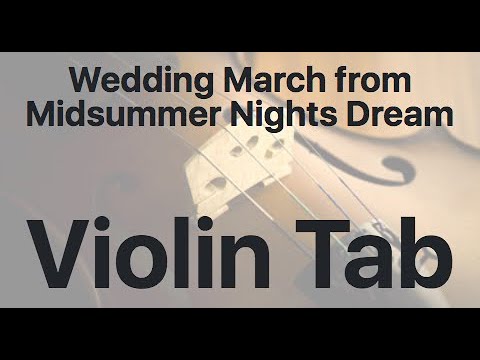 Learn Wedding March From Midsummer Nights Dream On Violin - How To Play Tutorial