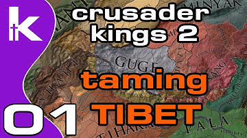 Crusader Kings 2 Jade Dragon Ep 1 | Taming Tibet | CK2 Tibet