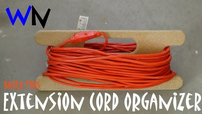 The Cord Bucket Method for Tangle-Free Extension Cords! 