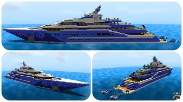 Minecraft: How to Build a Yacht in Minecraft Part 1 (Solandge) | Minecraft Yacht Tutorial