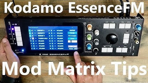 Kodamo EssenceFM Mod Matrix Tutorial – Generative FM Synth Patching & Sound Design