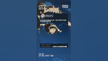 Black Bulls shine Asta steps up🥶#trend#aestheic #blackclover#yami #asta #blackbulls #shorts#lipsync