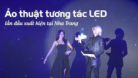 Ảo thuật gia J diễn tương tác LED tại Magic Night Event Mobifone