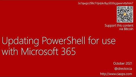 Updating PowerShell for use with Microsoft 365