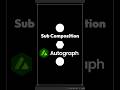 Better than Pre-Comps? Sub-composing in Autograph  #autograph #mograph #motiongraphics #motiondesign