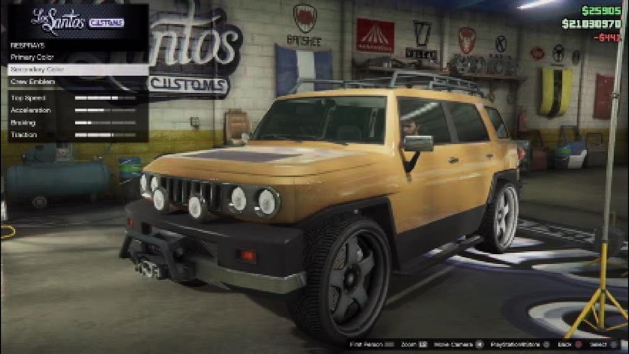 Karin BeeJay XL - All Customisation Options - GTA V Online (SUV)