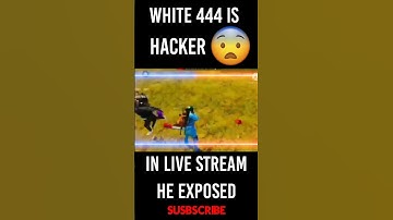 WHITE 444 HACKER😨|| EXPOSED💔|| IN LIVE STREAM #short