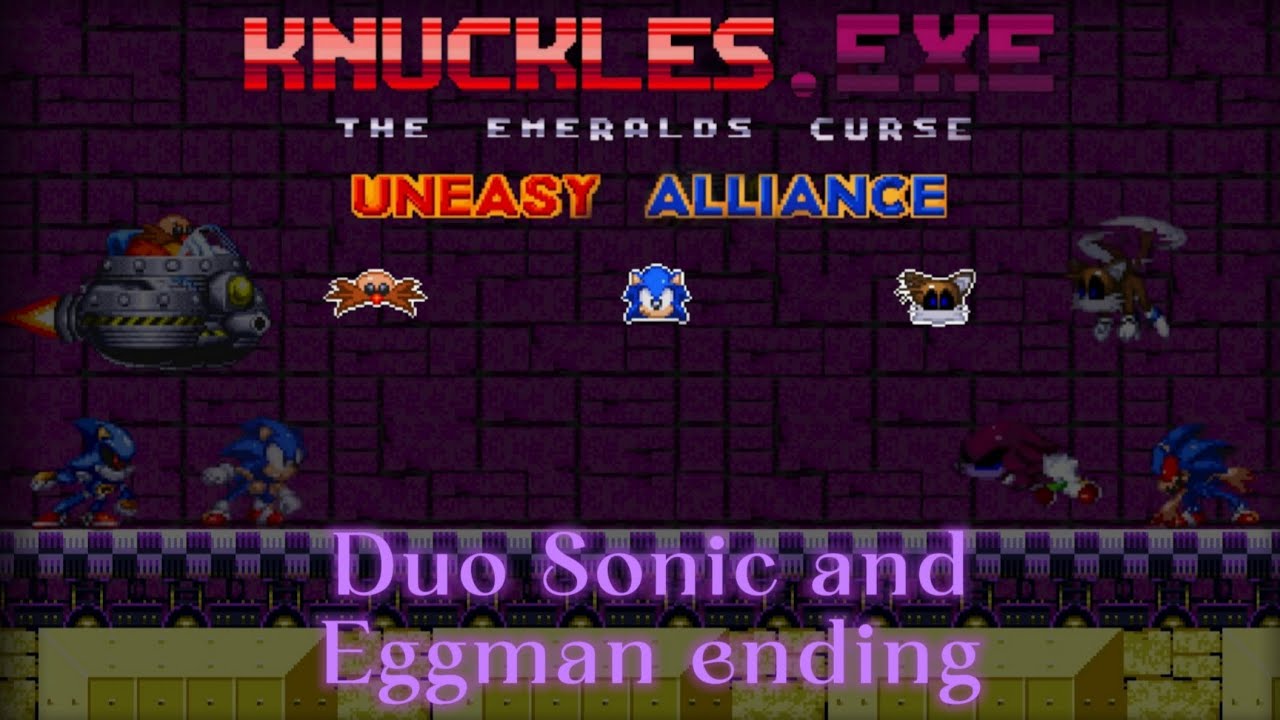 Knuckles.exe: The Emerald Curse | Sonic and Eggman Duo Ending