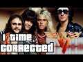 I time corrected van halen