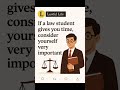 Consider urself very special when vakeel sahab/sahiba gives u time #lawstudent | Lawful Life