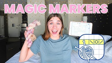 Starting my ✨DREAM✨ Project with knitCompanion | Magic Markers Tutorial