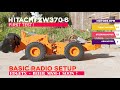 Huge hitachi zw 370 wheel loader first test  12kg fully 3d printed in petg 