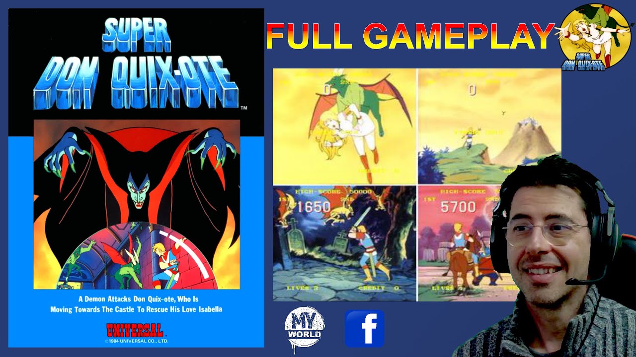 SUPER DON QUIX-OTE (Gioco completo - Longplay - LaserDisc game) - Universal  - YouTube