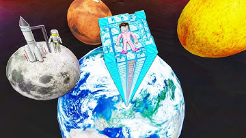 NẾU SLENDERMAN XÂY TOÀ THÁP KIM CƯƠNG CAO NHẤT THẾ GIỚI(1000 MÉT) TRONG +1 BLOCKS EVERY SECOND