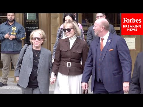 WATCH: E. Jean Carroll Leaves Court After Jury Finds Trump Guilty Of Sexually Abusing Her