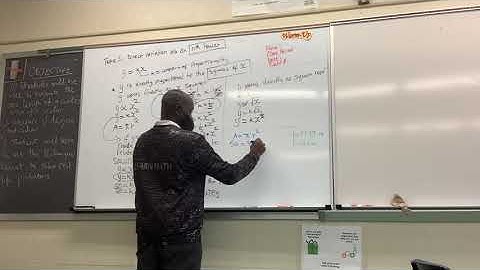 Direct Variation as an nth Power-Part3