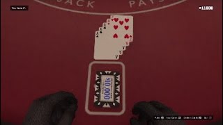 Playing VIP BlackJack - GTA Online