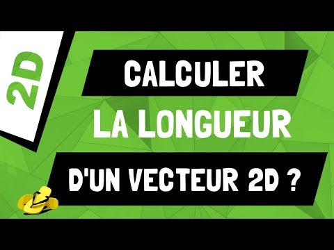 Vidéo: Comment Calculer La Longueur D'un Vecteur