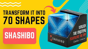 Shape Shifting Box, Award-Winning, Patented Fidget Cube w/ 36 Rare Magnets, Transform into 70 Shapes