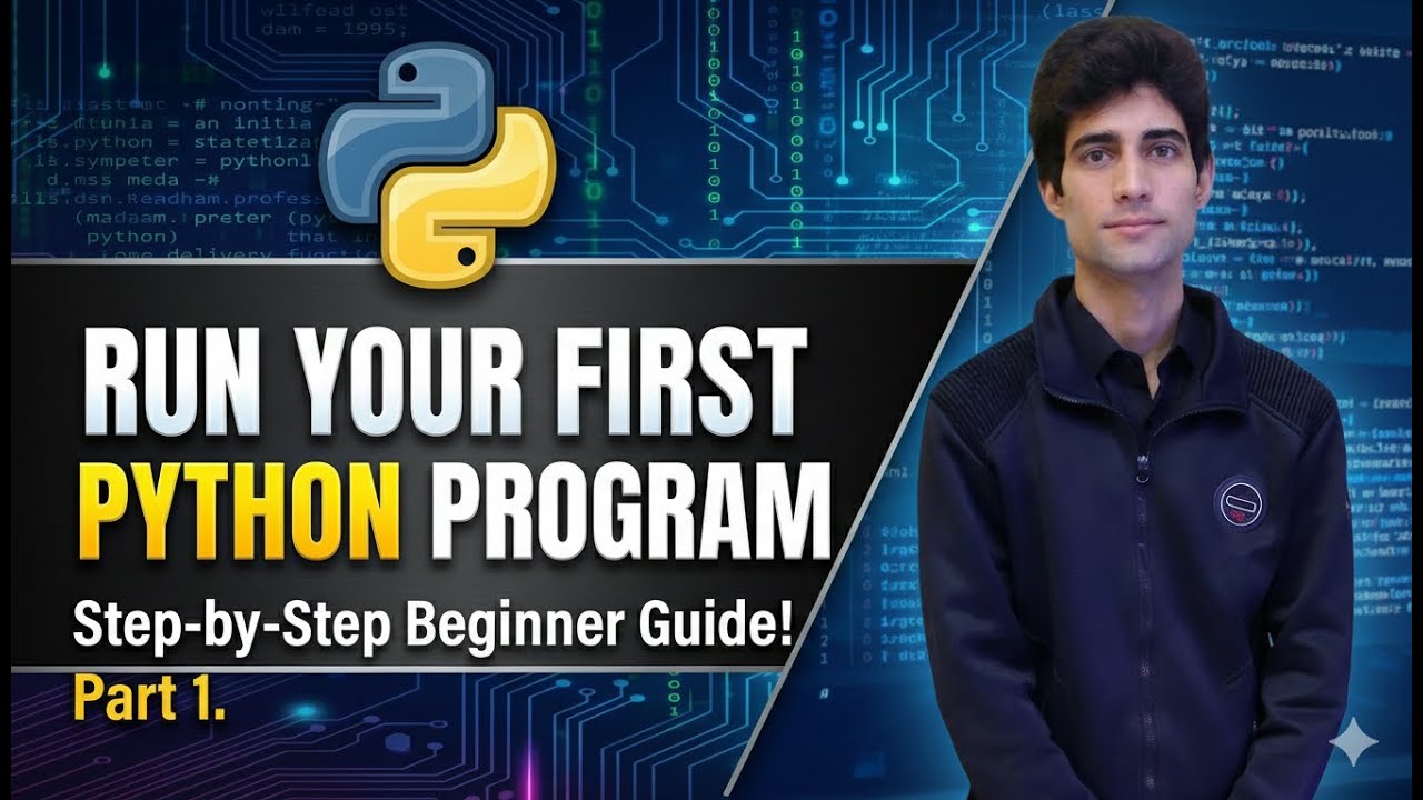 Run Your First Python Program |True Mentorship| Python for Beginners ...