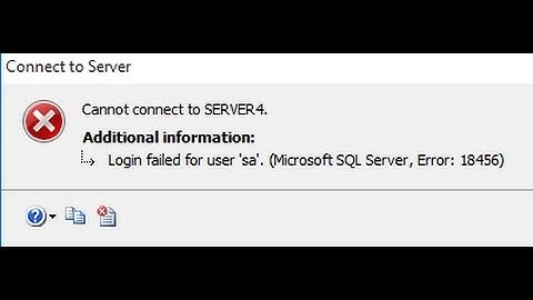 Microsoft SQL Server Error 18456, 18470 Login Failed for User sa