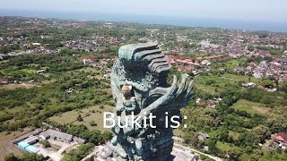 Bali, bukit  drone video april 2019