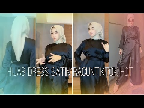 shopee hijab dress satin cantiknya Ayang bestie 🥰